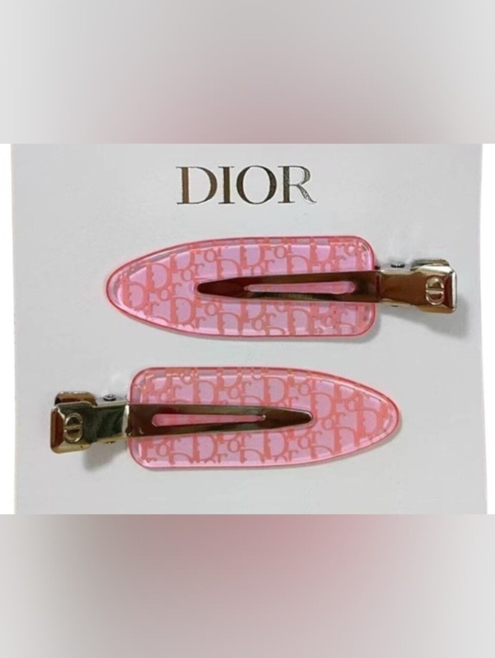 DIOR Backstage VIP Pink Hair Clips NEW & SEALED - Picture 1 of 3